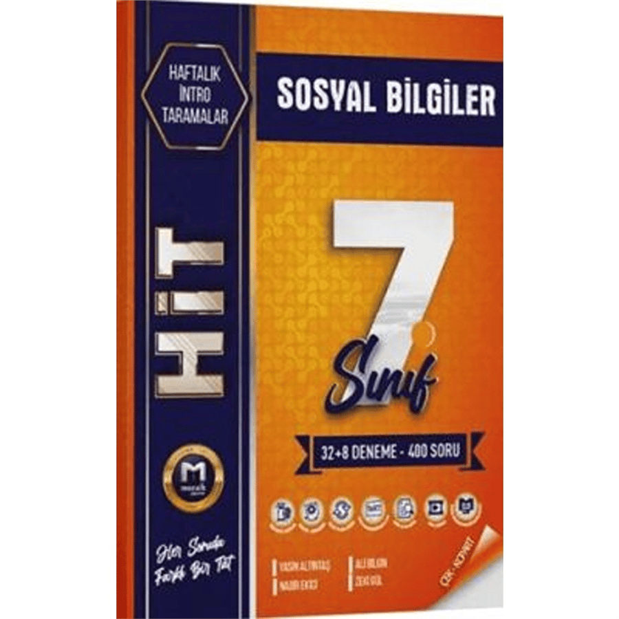 Mozaik Yayınları 7. Sınıf Sosyal Bilgiler Hit 40 lı Deneme