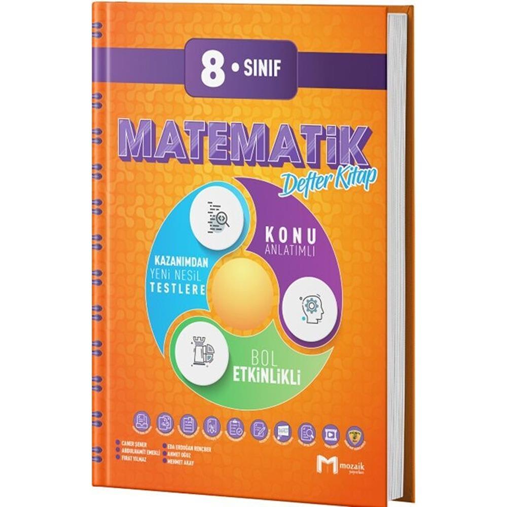Mozaik Yayınları  8. Sınıf Matematik Mozaik Defter