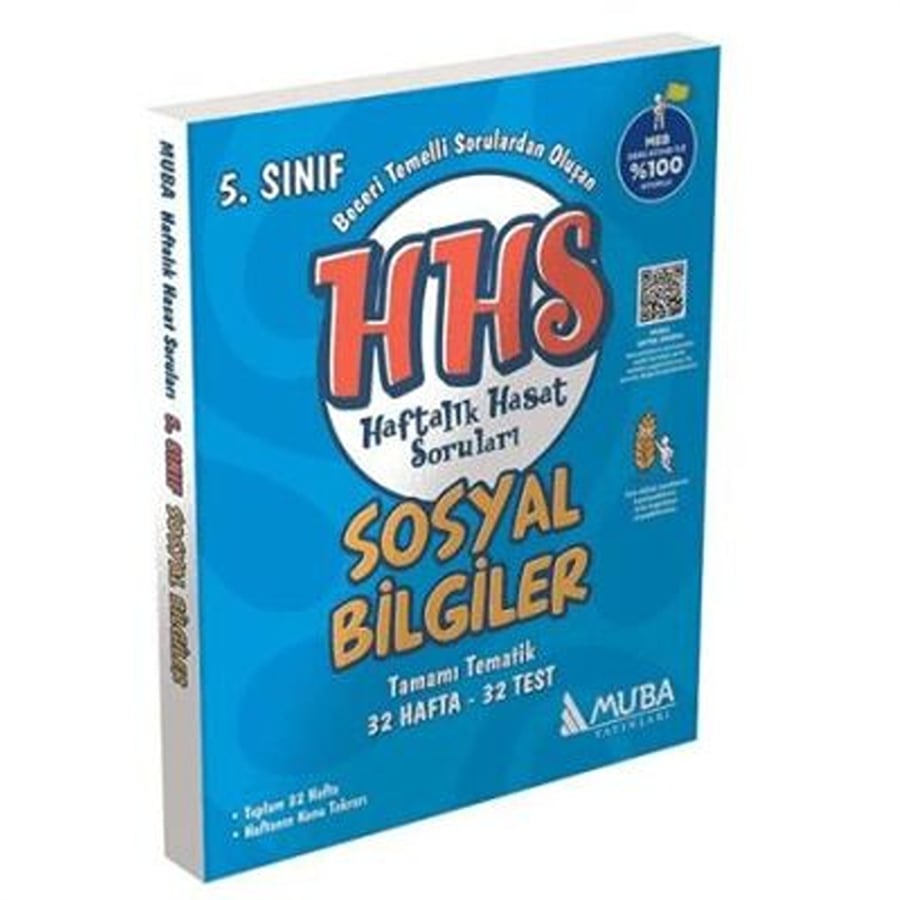 Muba Yayınlar 5. Sınıf Sosyal Bilgiler HHS Haftalık Hasat Soruları