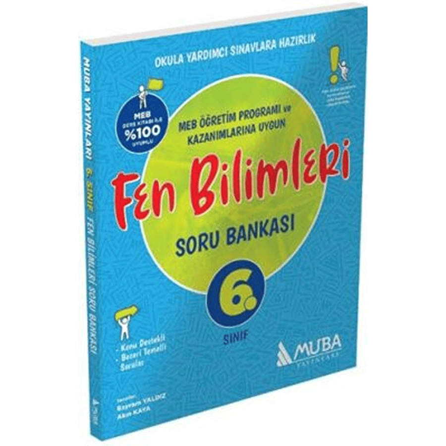Muba Yayınlar 6. Sınıf Fen Bilimleri Soru Bankası