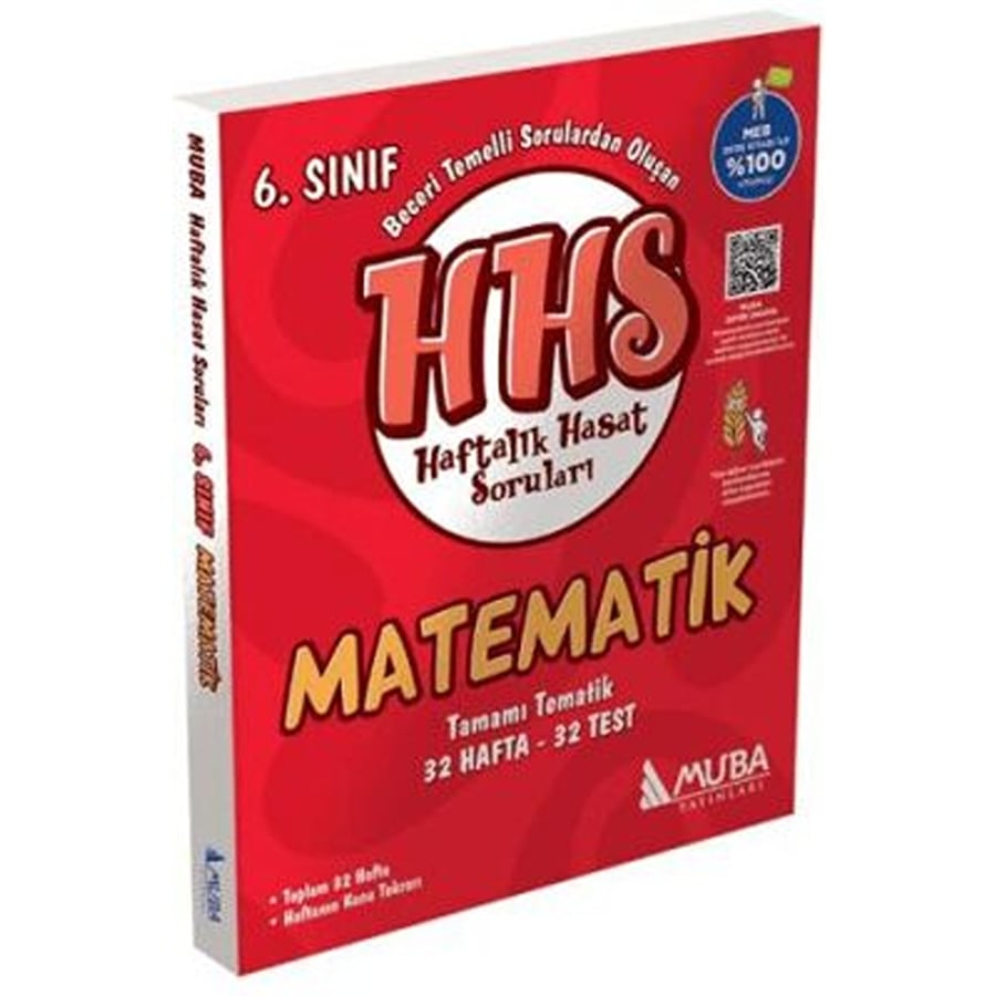 Muba Yayınlar 6. Sınıf Matematik Haftalık Hasat Soruları HHS