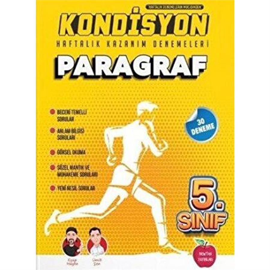Newton Yayınları 5. Sınıf Paragraf Kondisyon Haftalık Kazanım Denemeleri