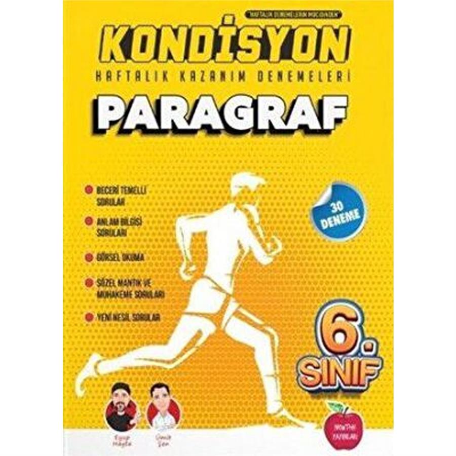 Newton Yayınları 6. Sınıf Paragraf Kondisyon Haftalık Kazanım Denemeleri