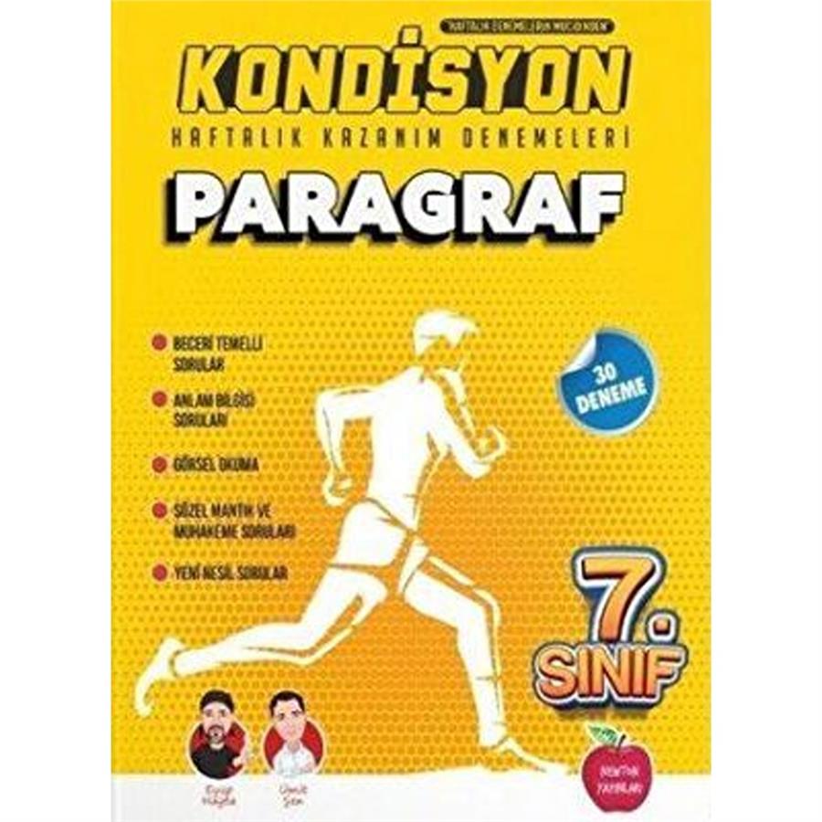 Newton Yayınları 7. Sınıf Paragraf Kondisyon Haftalık Kazanım Denemeleri