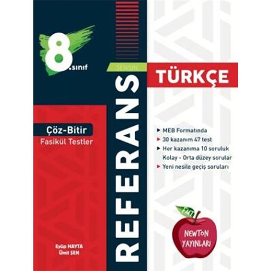 Newton Yayınları 8. Sınıf Çöz Bitir Referans Türkçe Fasikül Testler