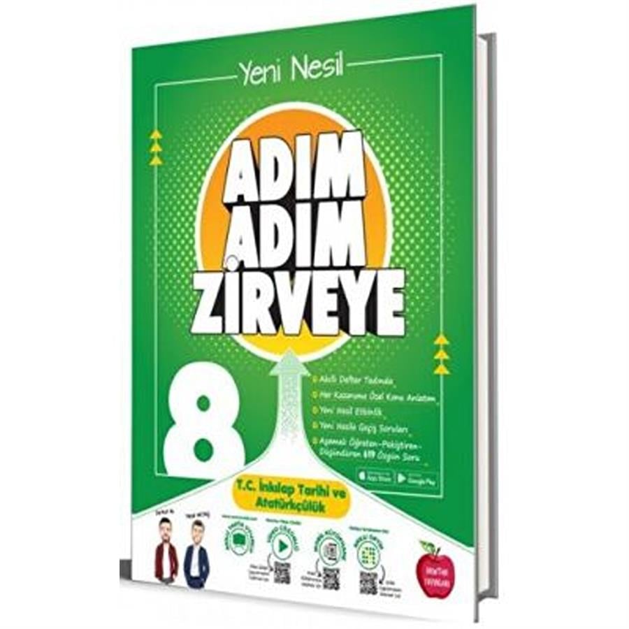 Newton Yayınları 8. Sınıf Adım Adım Zirveye T.C. İnkılap Tarihi ve Atatürkçülük Soru Bankası