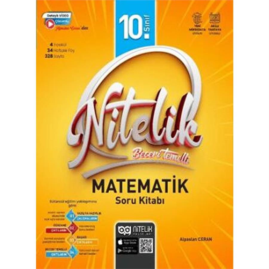 Nitelik Yayınları 10. Sınıf Beceri Temelli Matematik Soru Kitabı