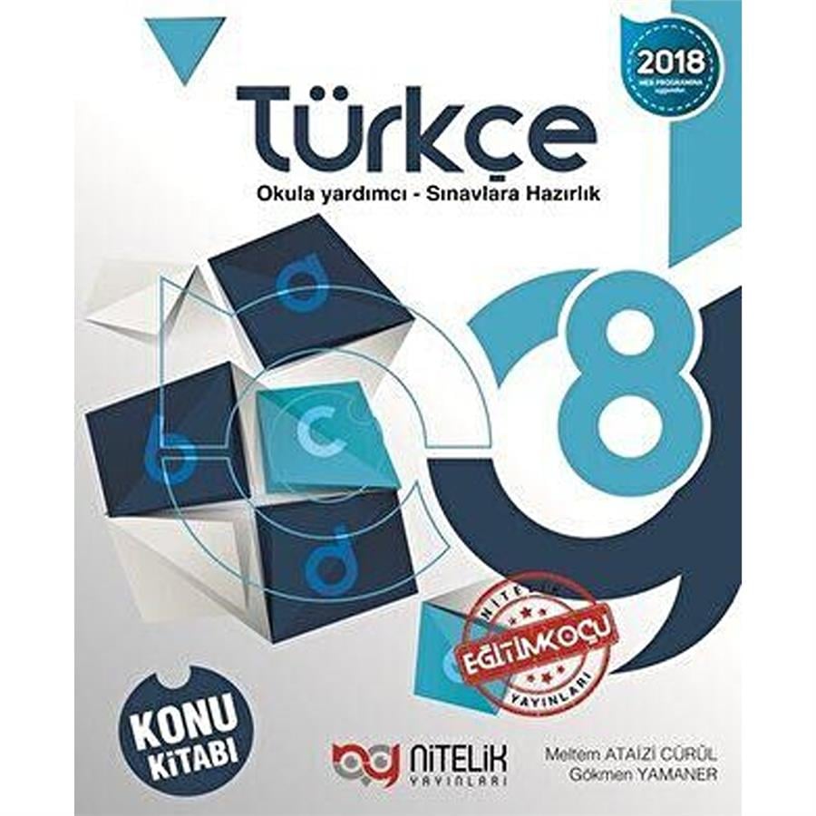 Nitelik Yayınları - 8. Sınıf Türkçe Konu Kitabı