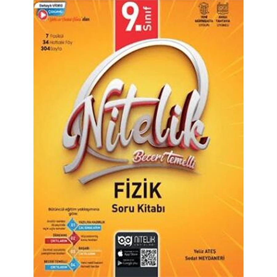 Nitelik Yayınları 9. Sınıf Beceri Temelli Fizik Soru Kitabı