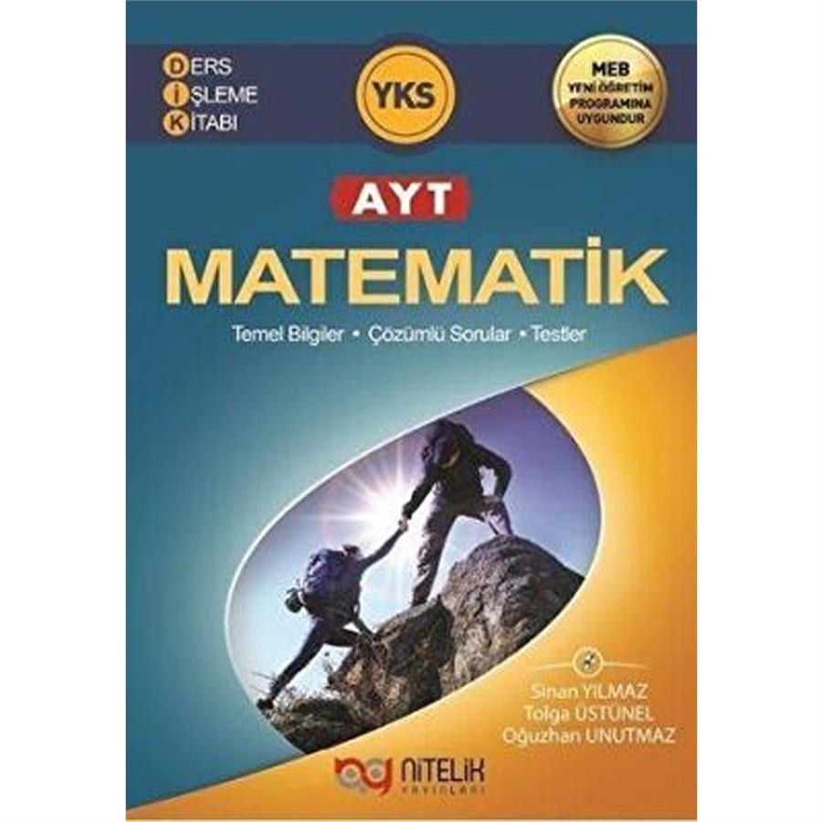 Nitelik Yayınları Nitelik YKS AYT Matematik Ders İşleme Kitabı