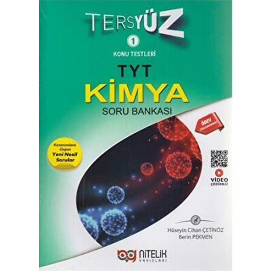 Nitelik Yayınları TYT Kimya Tersyüz Soru Kitabı