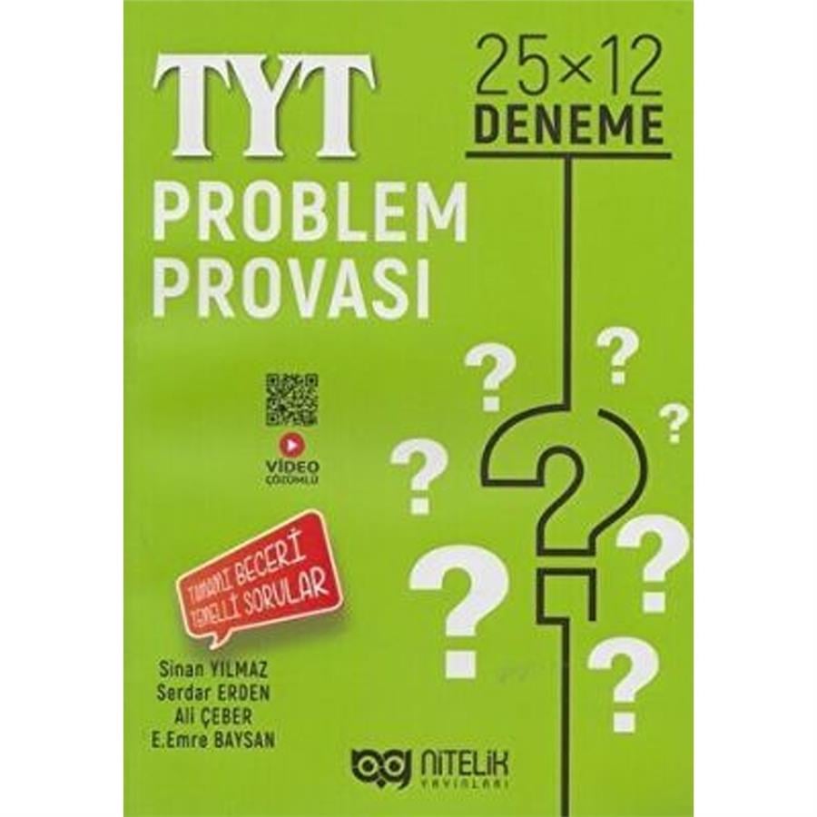 Nitelik YKS TYT Problem Provası 25X12 Deneme