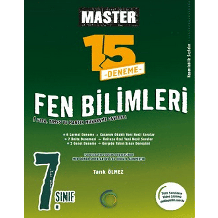 Okyanus Yayınları 7. Sınıf Master 15 Fen Bilimleri Denemesi