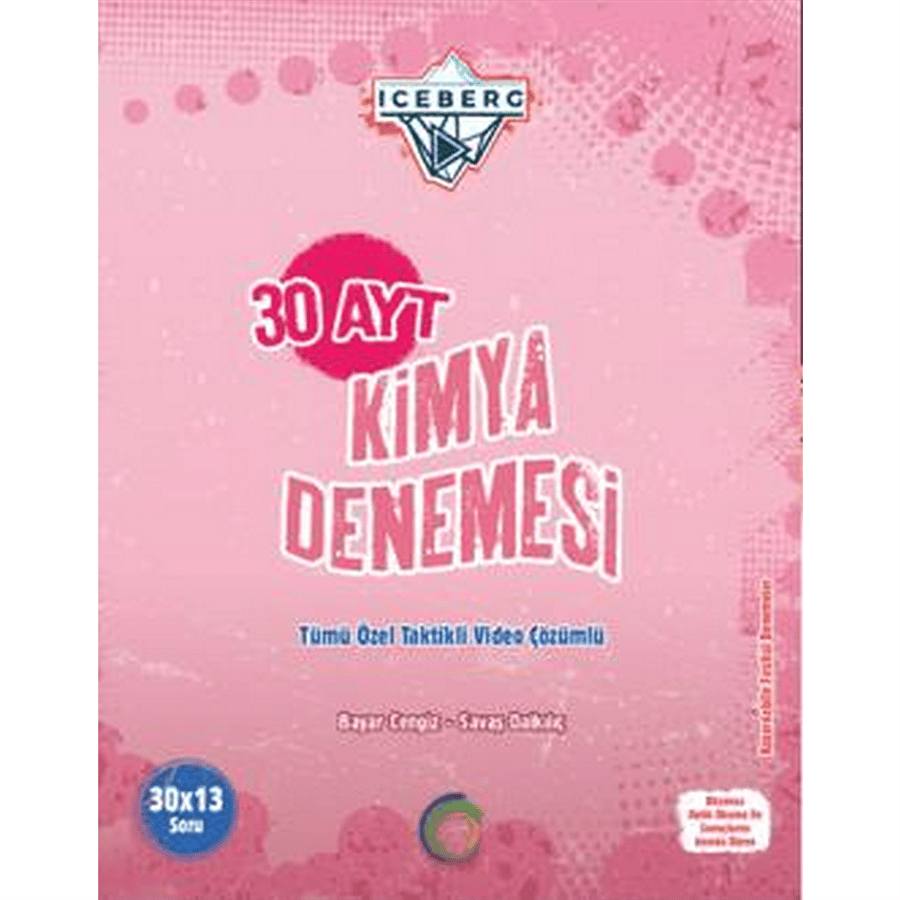Okyanus Yayınları Ayt Iceberg 30 Kimya Denemesi