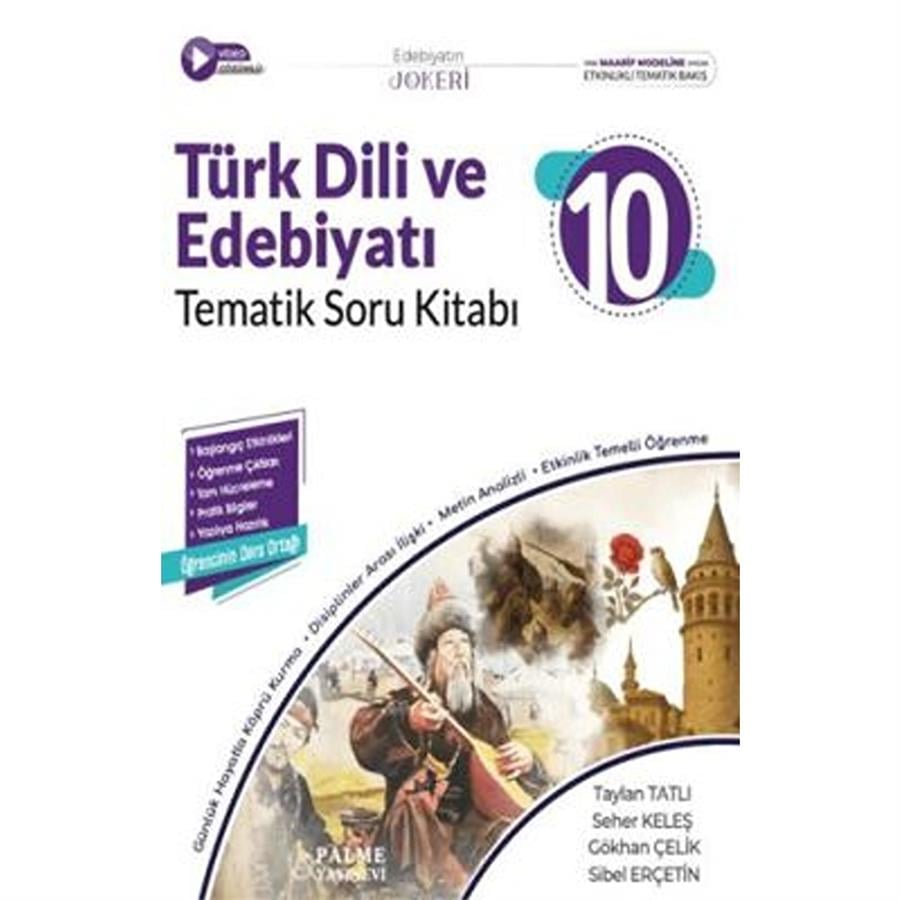 Palme 10.Sınıf Joker Edebiyatı Soru Kitabı Tematik 