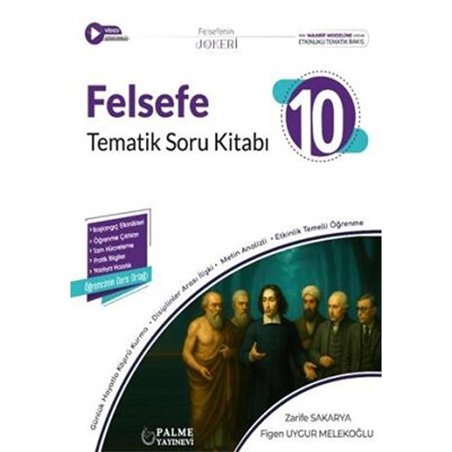 Palme 10.Sınıf Joker Felsefe Soru Kitabı Tematik 