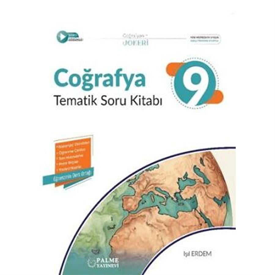 Palme 9.Sınıf Joker Coğrafya Soru Kitabı Tematik 