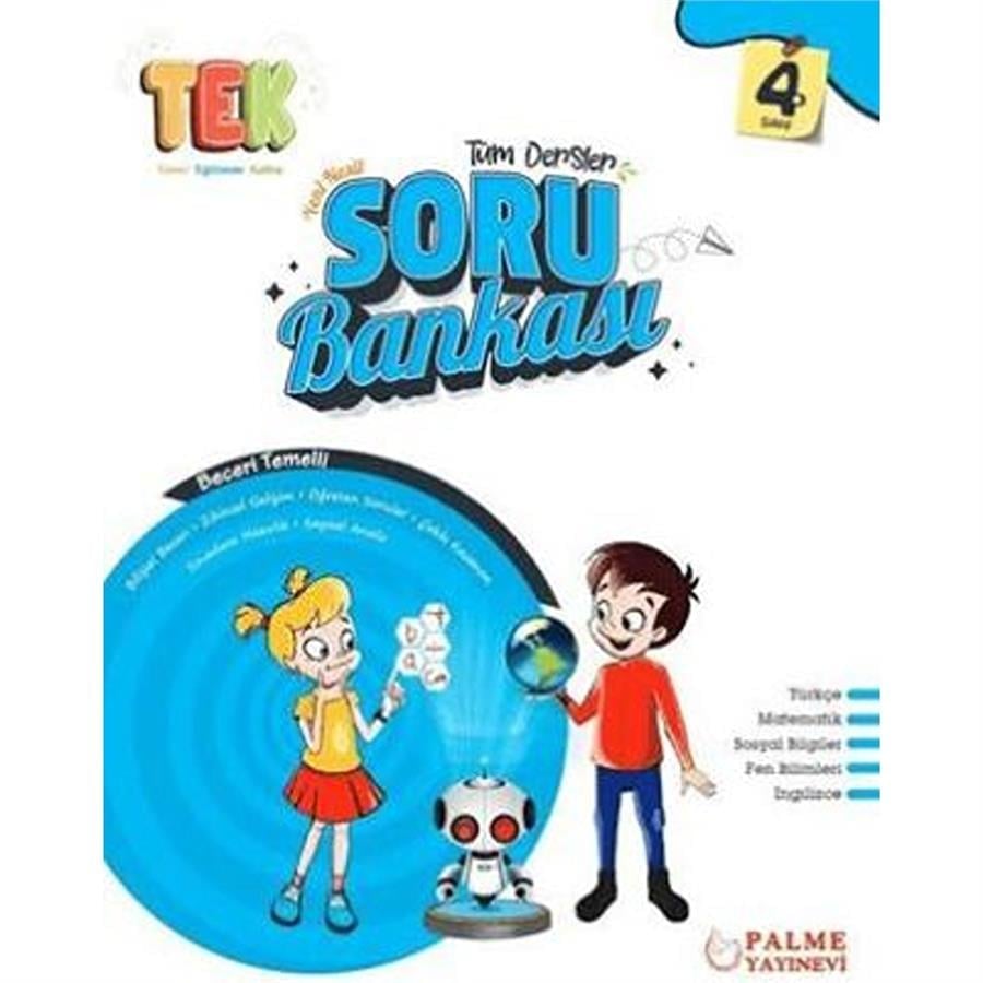 Palme Yayınları 4. Sınıf Tek Tüm Dersler Yeni Nesil Soru Bankası