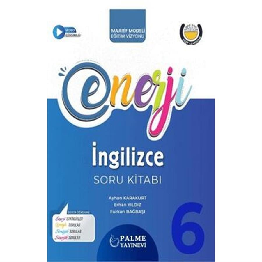 Palme Yayınları 6. Sınıf Enerji İngilizce Soru Kitabı