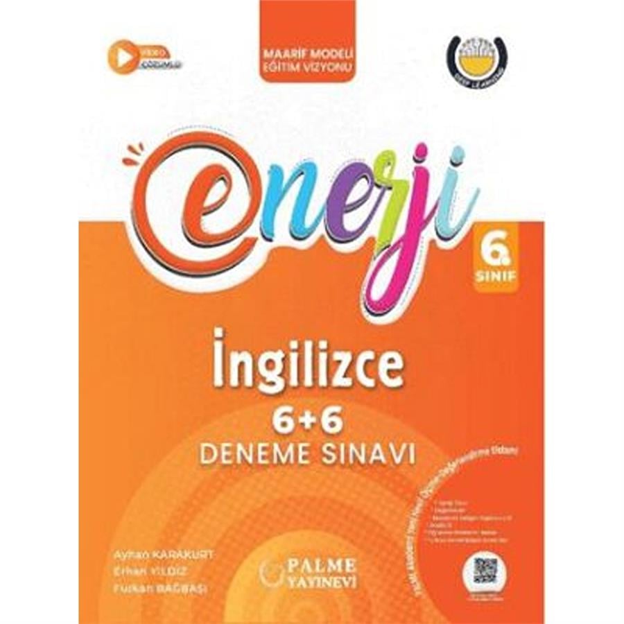 Palme Yayınları 6. Sınıf Enerji 6+6 İngilizce Deneme Sınavı