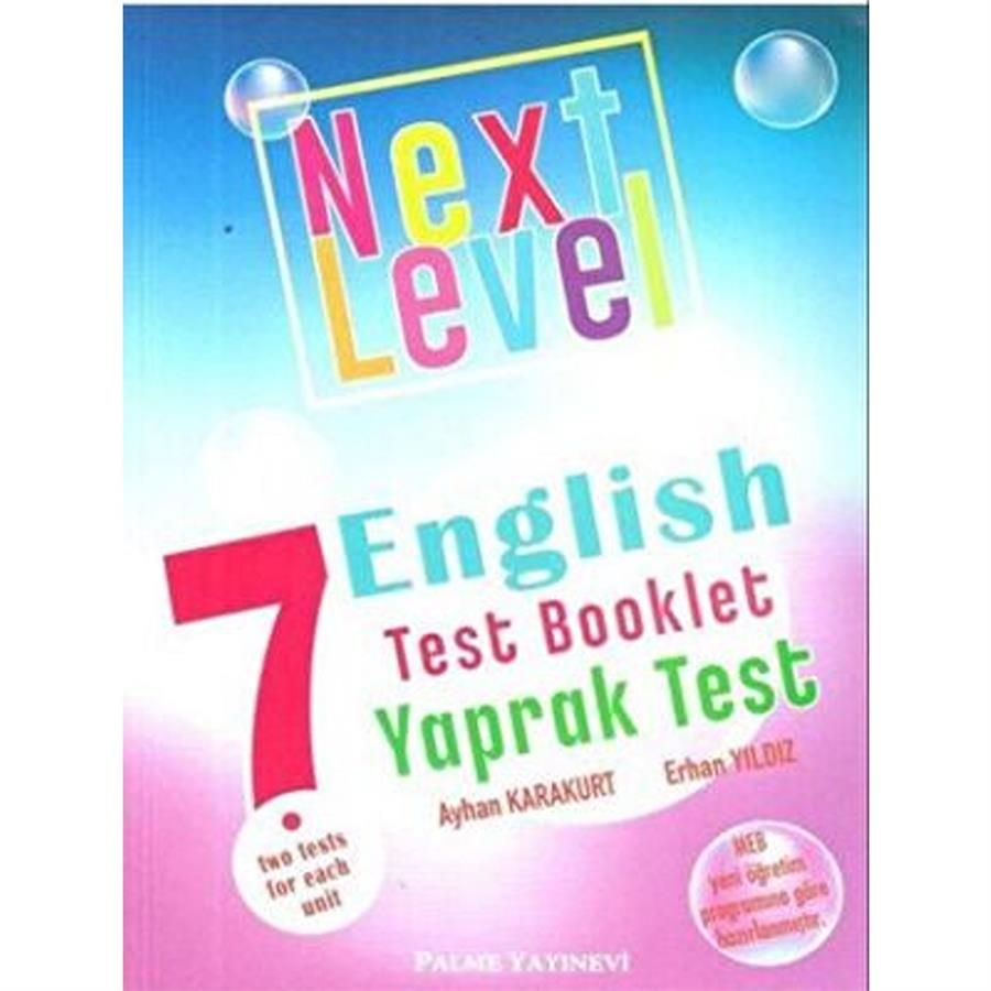 Palme Yayınları 7. Sınıf Next Level English Test Booklet