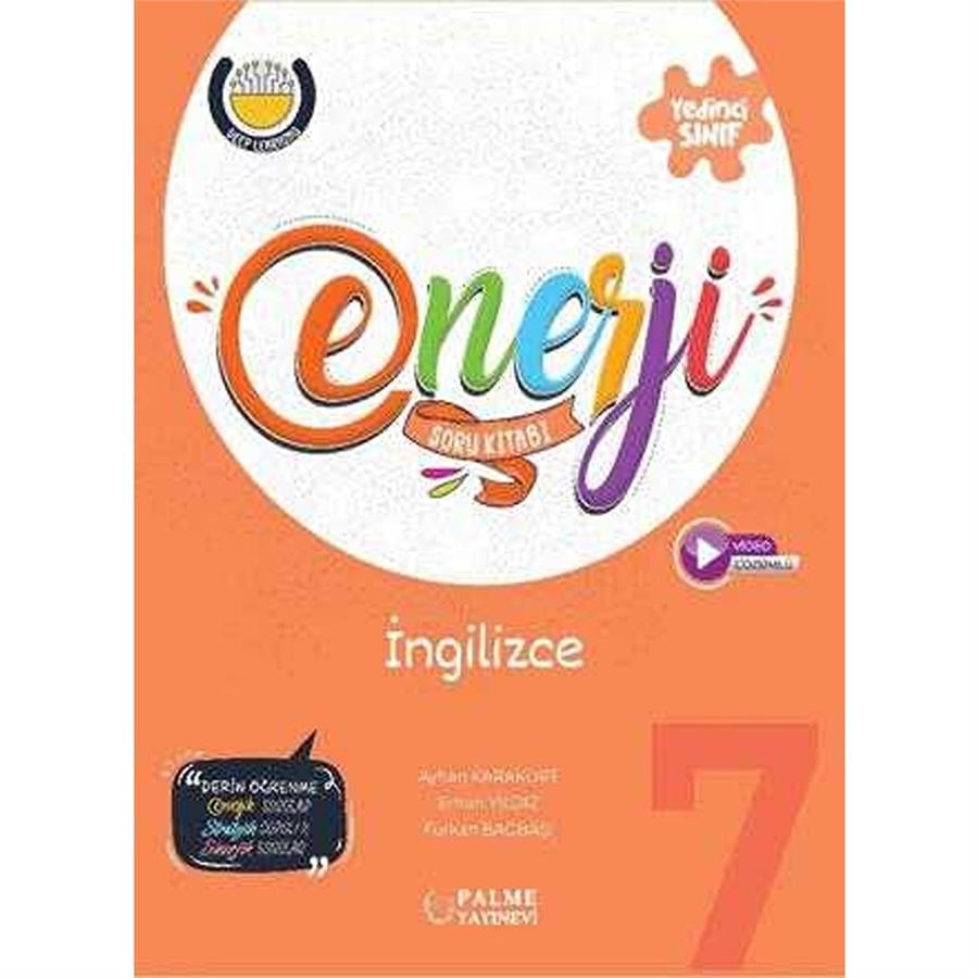 Palme Yayınları 7. Sınıf Enerji İngilizce Soru Kitabı
