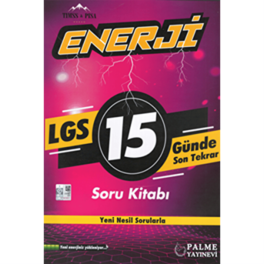 Palme Yayınları 8. Sınıf Enerji LGS 15 Günde Son Tekrar Soru Kitabı