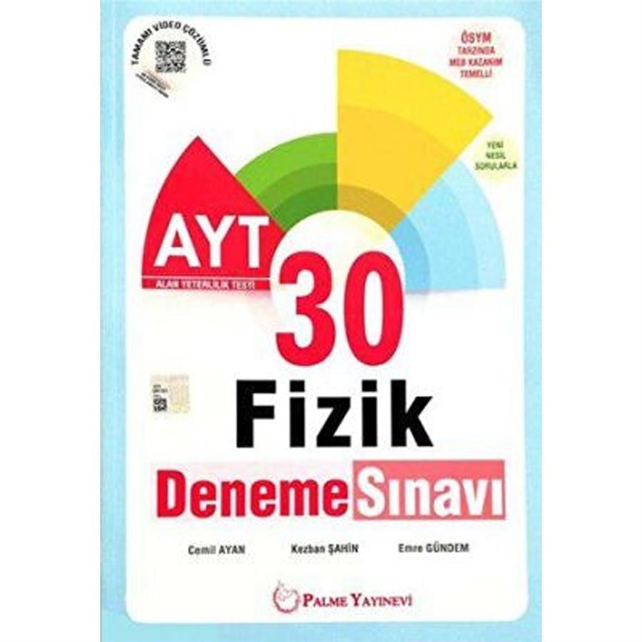 Palme Yayınları YKS AYT Fizik 30 Deneme Sınavı