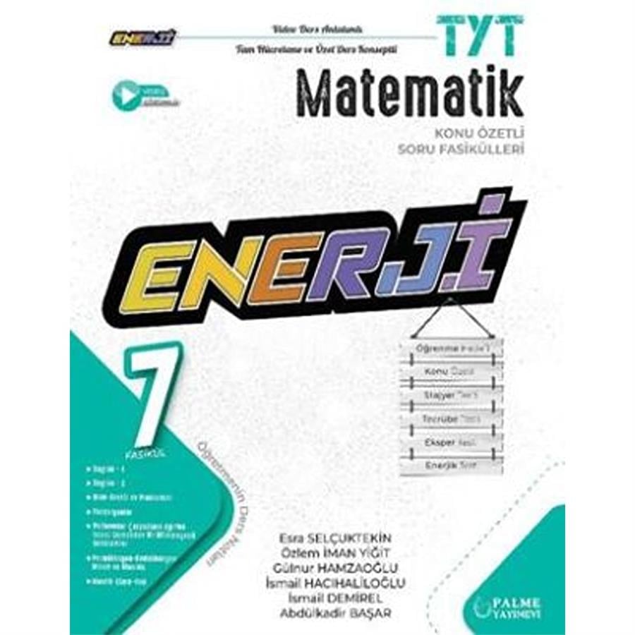 Palme Yayınları YKS TYT Enerji Matematik Konu Özetli Soru Fasikülleri