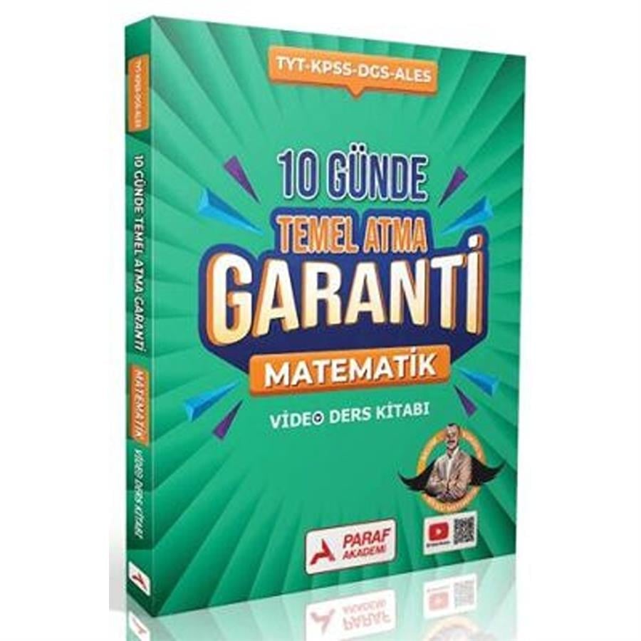 Paraf Akademi 10 Günde Temel Atma Garanti Matematik Video Ders Kitabı