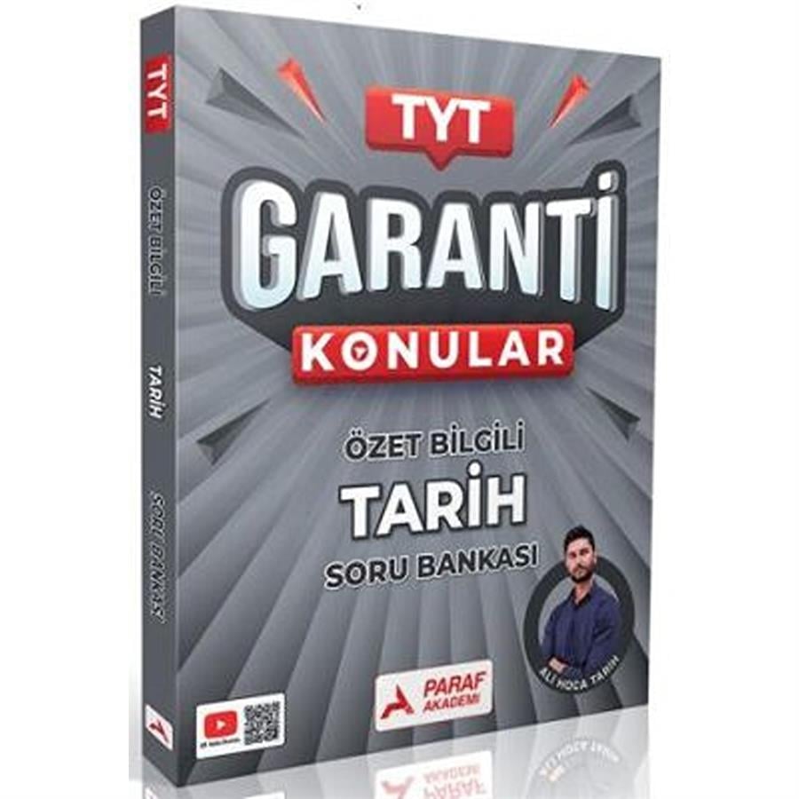 Paraf Akademi TYT Tarih Garanti Konular Özel Bilgili Soru Bankası