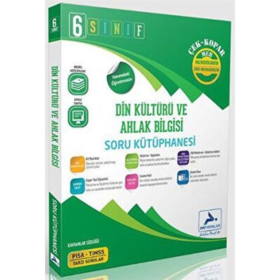Paraf Yayınları 6. Sınıf Din Kültürü ve Ahlak Bilgisi Soru Kütüphanesi