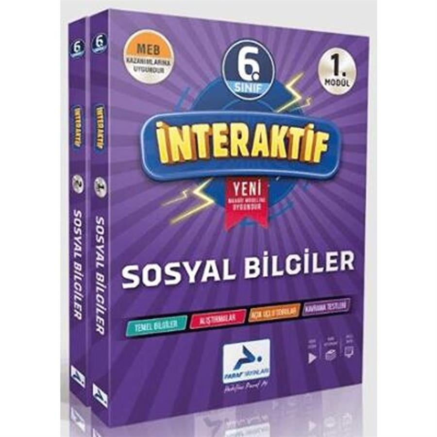 Paraf Yayınları 6. Sınıf İnteraktif Sosyal Bilgiler Soru Kütüphanesi