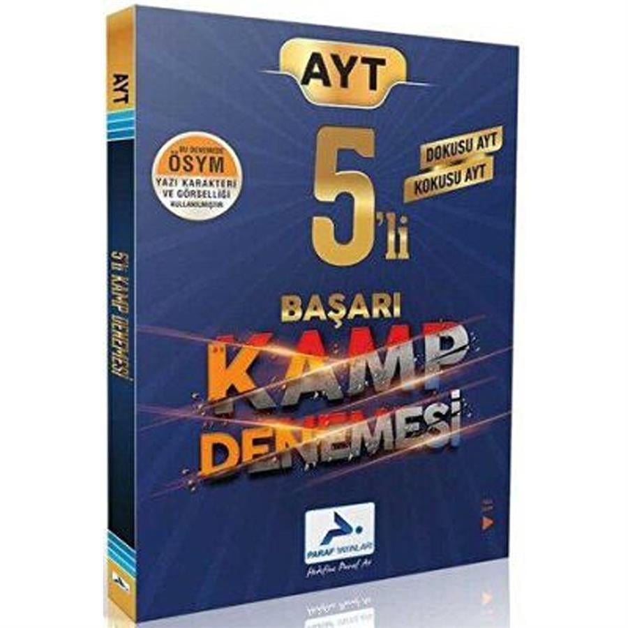 Paraf Yayınları AYT 5 li Başarı Kamp Denemesi