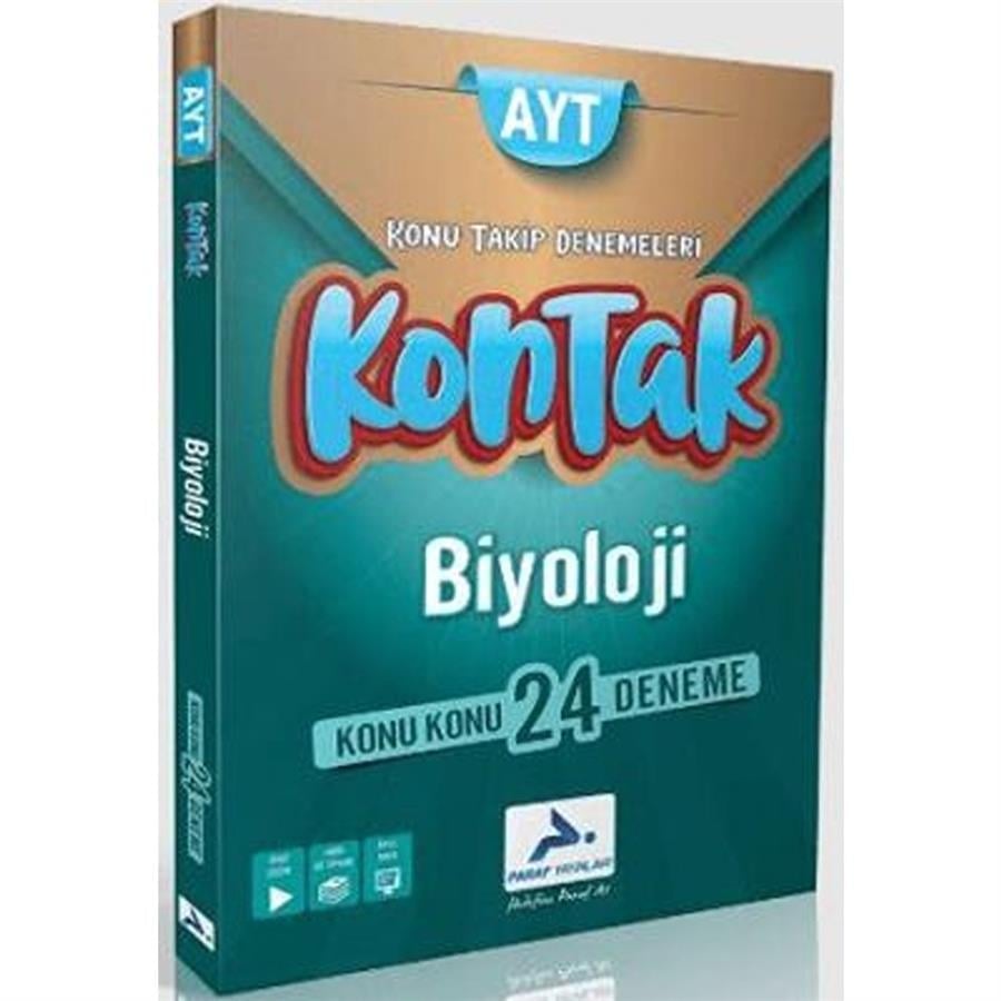 Paraf Yayınları AYT Biyoloji Konu Takip Denemeleri 24`lü Deneme