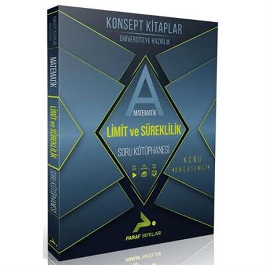 Paraf Yayınları Paraf Üniversiteye Hazırlık Limit ve Süreklilik Soru Kütüphanesi