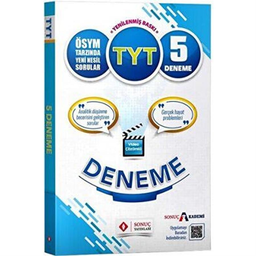 Sonuç Yayınları TYT 5 Li Deneme