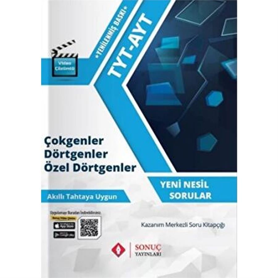 Sonuç Yayınları TYT-AYT Çokgenler Dörtgenler Özel Dörtgenler