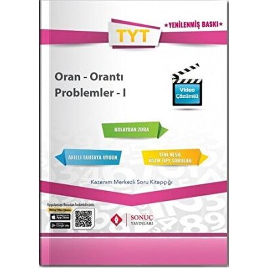 Sonuç Yayınları TYT Oran Orantı Problemler 1 Soru Bankası