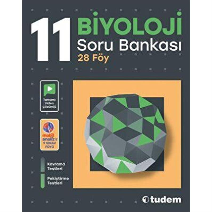 Tudem 11. Sınıf Biyoloji Soru Bankası