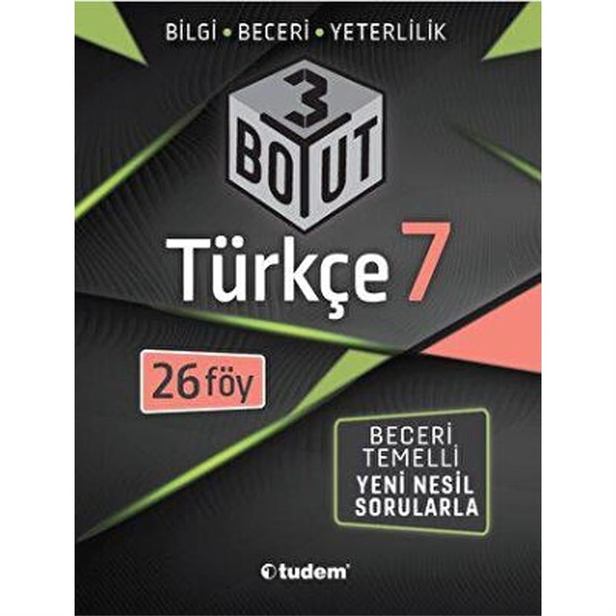 Tudem 7. Sınıf 3 Boyut Türkçe
