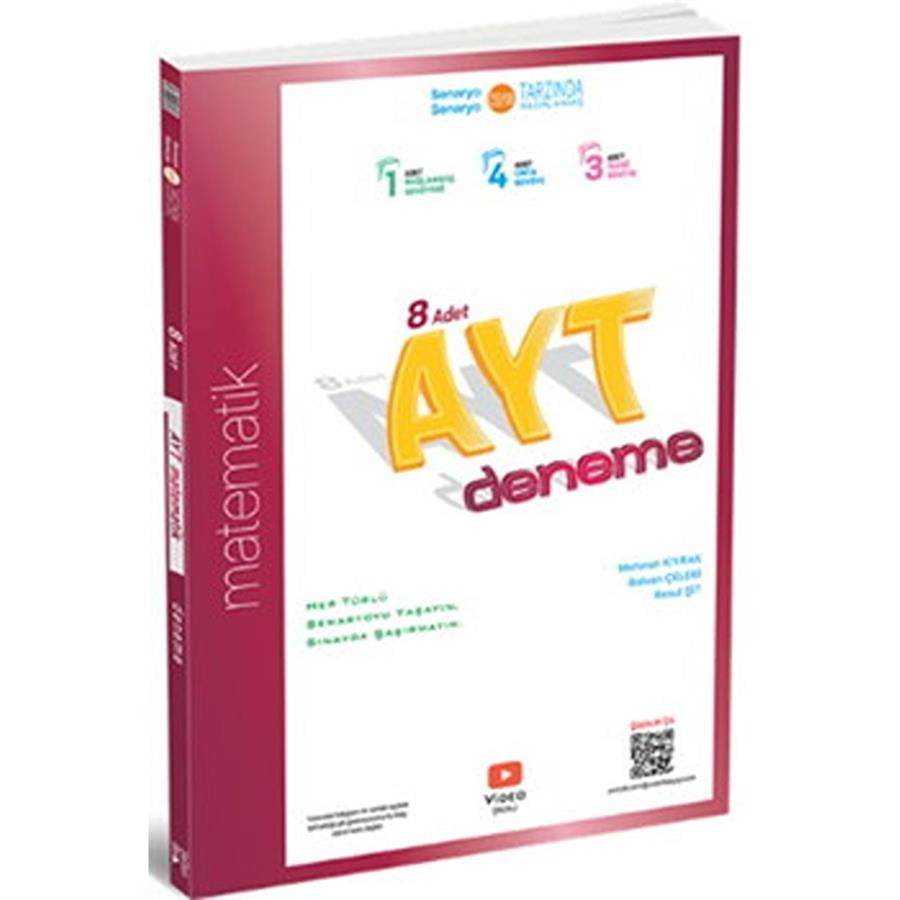 ÜçDörtBeş Yayınları AYT Matematik 8 li Deneme
