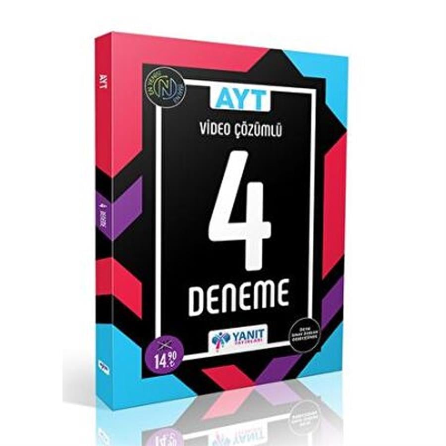 Yanıt Yayınları AYT Video Çözümlü 4 Fasikül Deneme