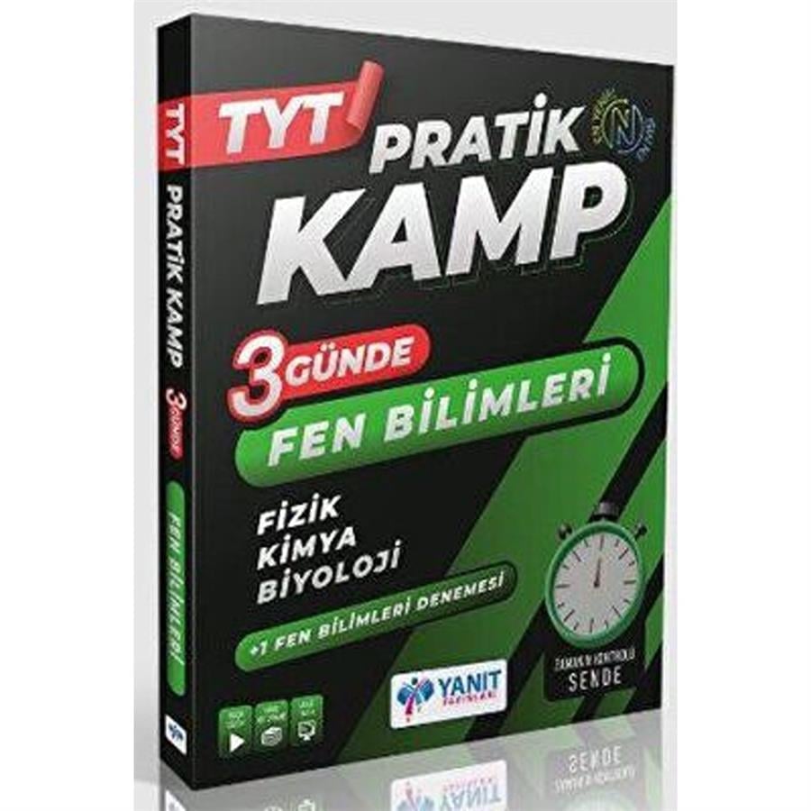 Yanıt Yayınları TYT 3 Günde Fen Bilimleri Pratik Kamp