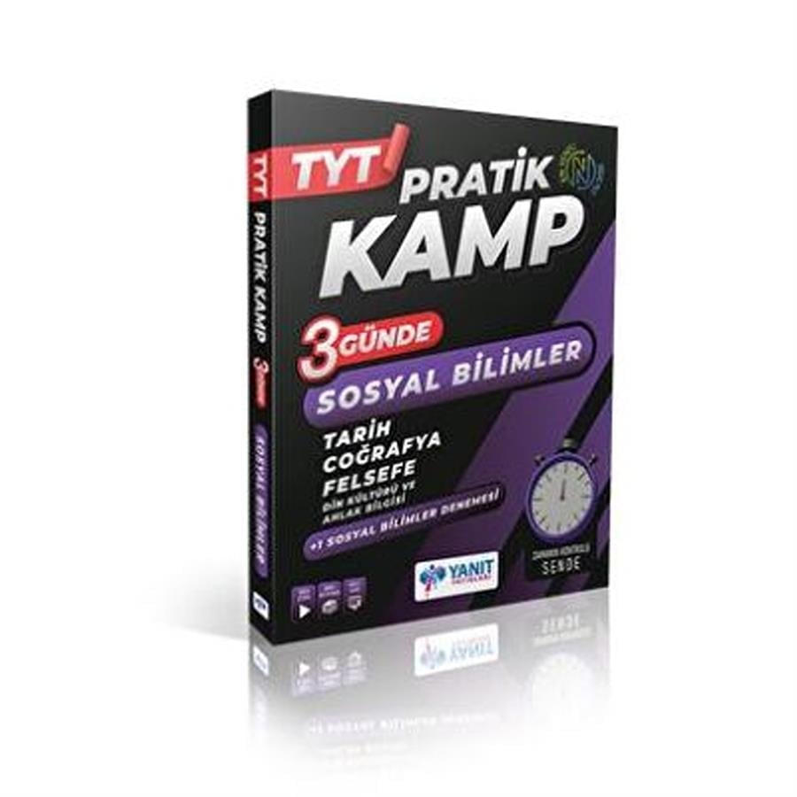 Yanıt Yayınları TYT 3 Günde Sosyal Bilimler Pratik Kamp