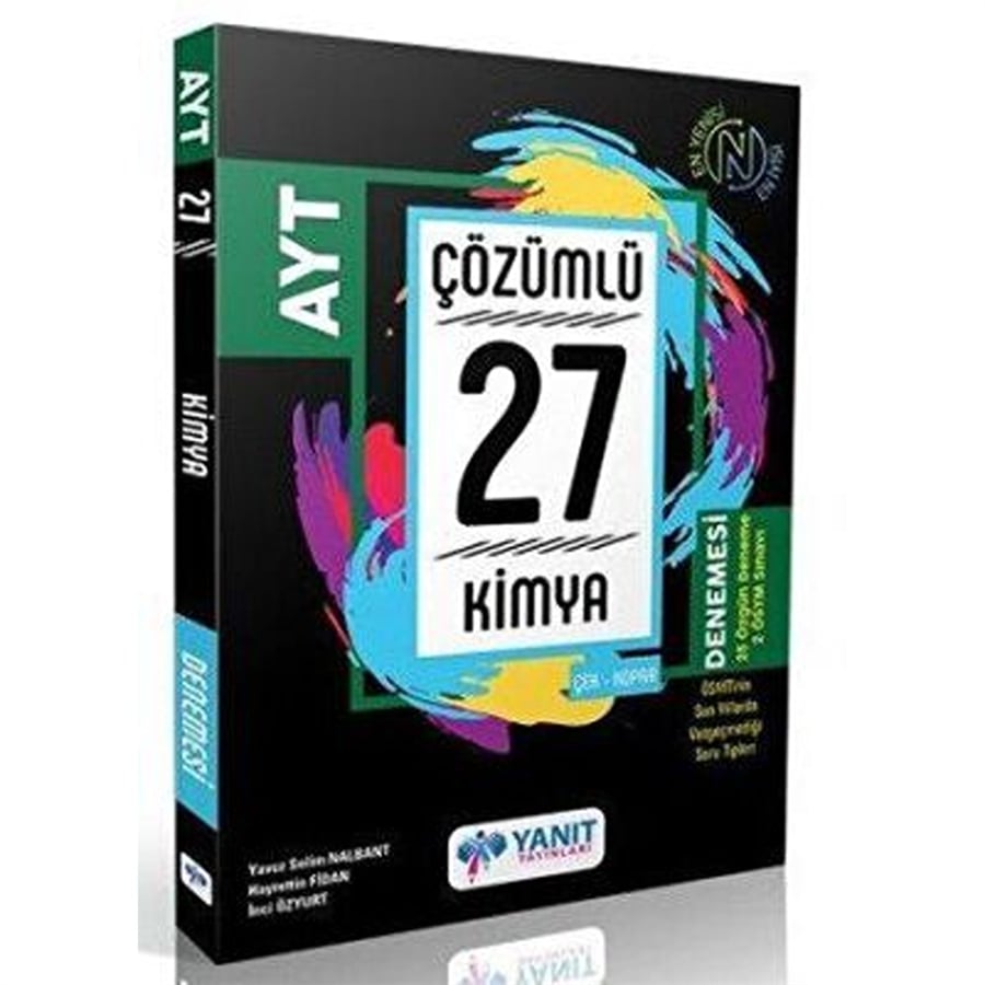 Yanıt Yayınları Yanıt AYT Çözümlü 27 Kimya Branş Denemesi