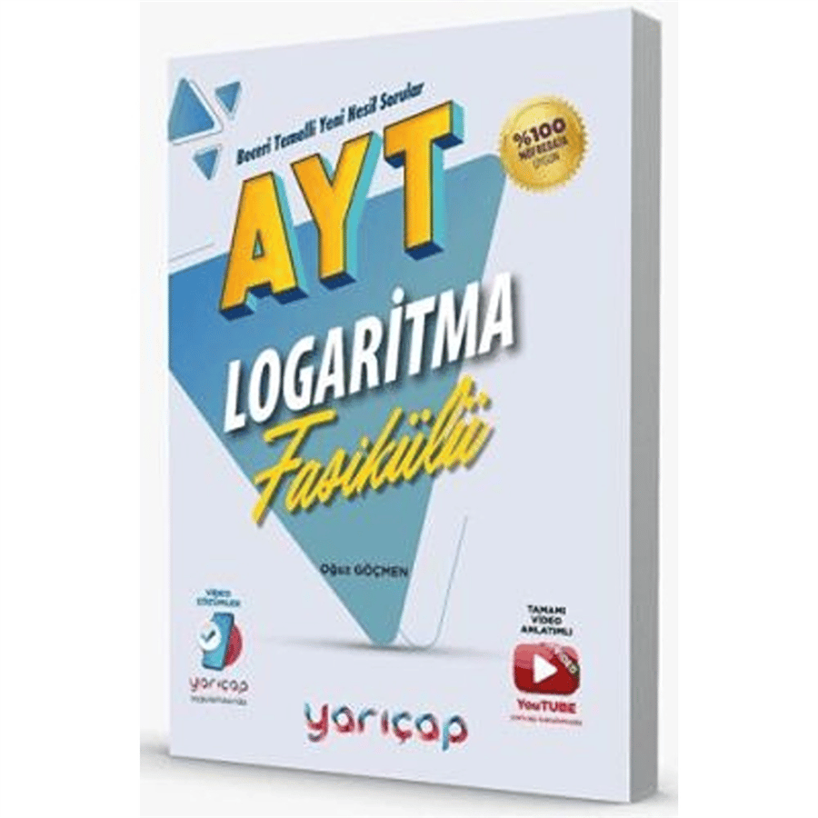 Yarı Çap Yayınları AYT Logaritma Fasikülü