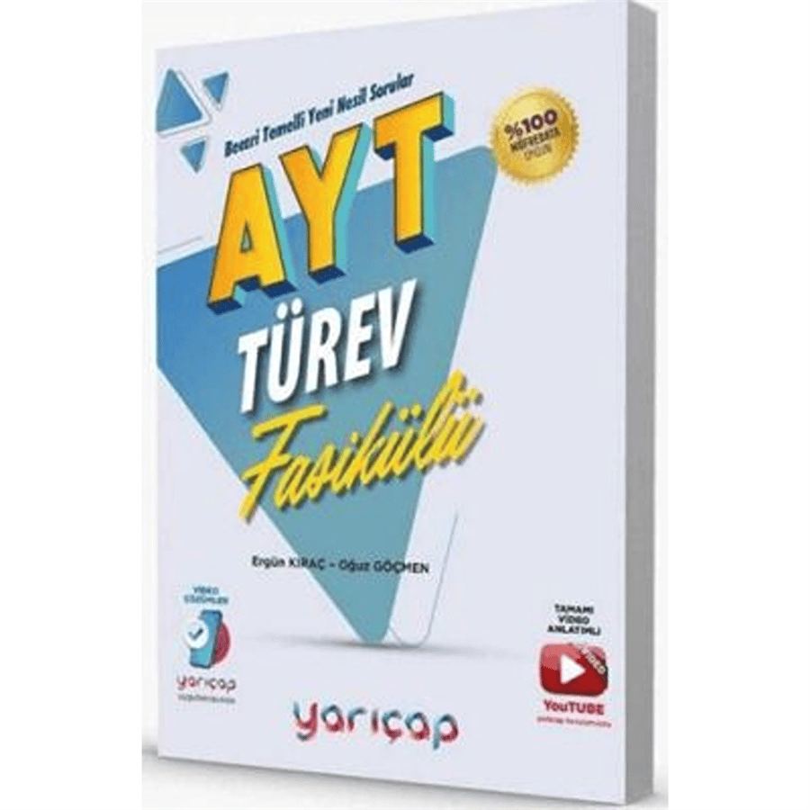 Yarı Çap Yayınları AYT Türev Fasikülleri