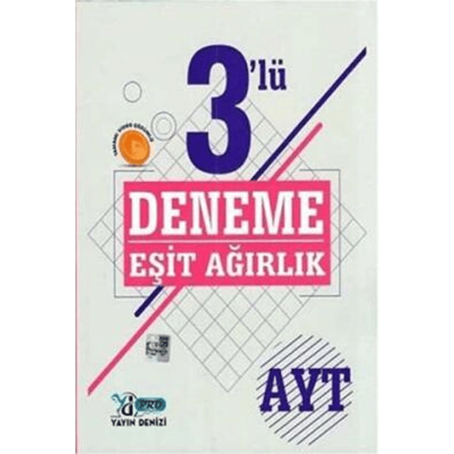 Yayın Denizi Yayınları AYT Eşit Ağırlık 3 lü Deneme Video Çözümlü