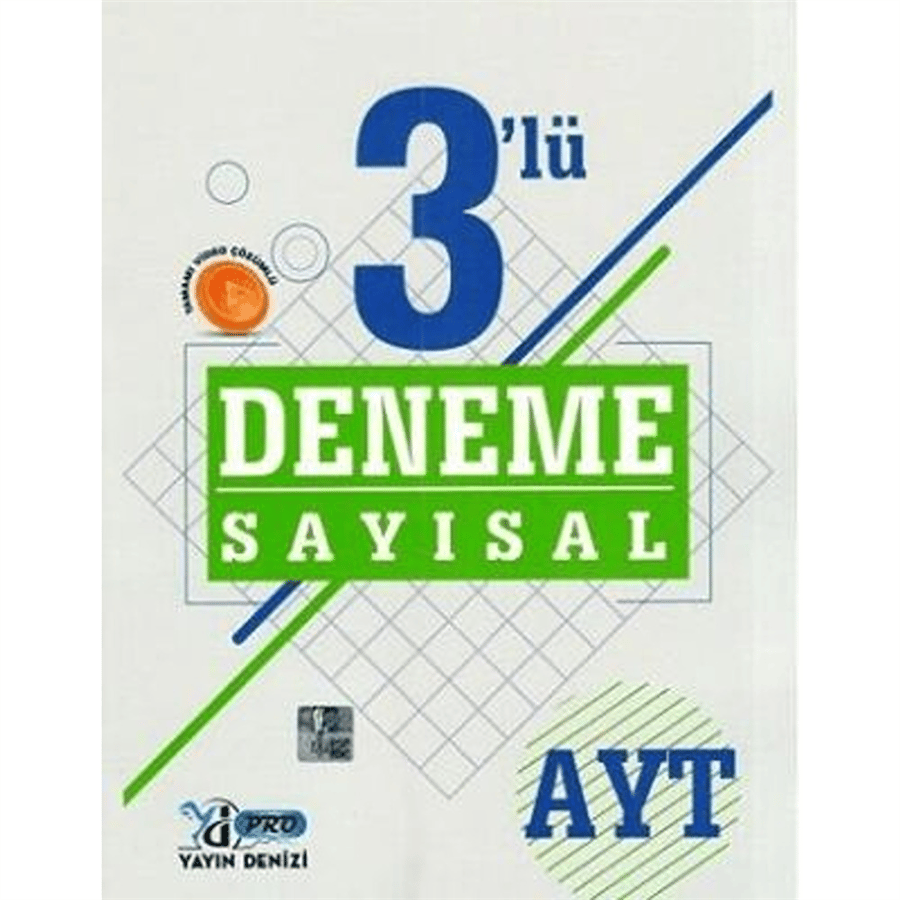 Yayın Denizi Yayınları AYT Sayısal 3 lü Deneme Video Çözümlü
